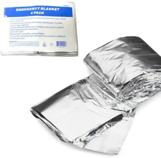 [MS-T10750-ASDEV-CAT00104] Emergency blanket (aluminized polyethylene) 84" x 52" 
