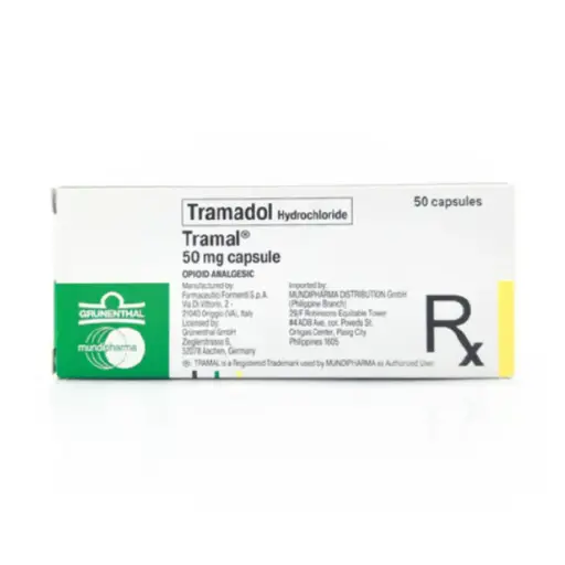 [RX-T11065-PAIN-CAT00108] Tramal (tramadol hydrochloride) 50mg capsule 