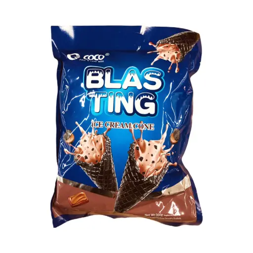 [GR-T11176-FOOD-CAT00200] Coco Blasting Ice Cream Cone Chocolate 300g 