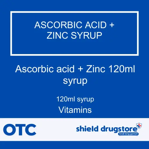 [GEN000382] GN-ASCORBIC ACID + ZINC SYRUP 120ML