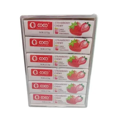 [GR-T11196-FOOD-CAT00211] COCO FALL IN LOVE Strawberry Fruity Chewy Milk Candy